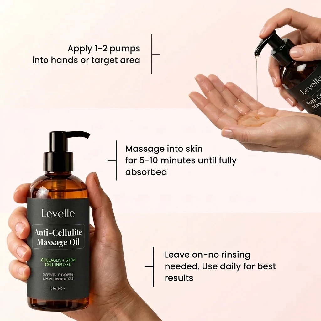 Levelle Anti-Cellulite Massage Oil